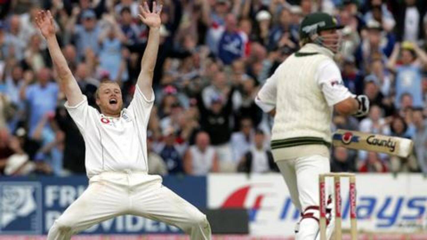 Flintoff stood out for England in The Ashes 2005 series Flintoff stood out for England in The Ashes 2005 series
