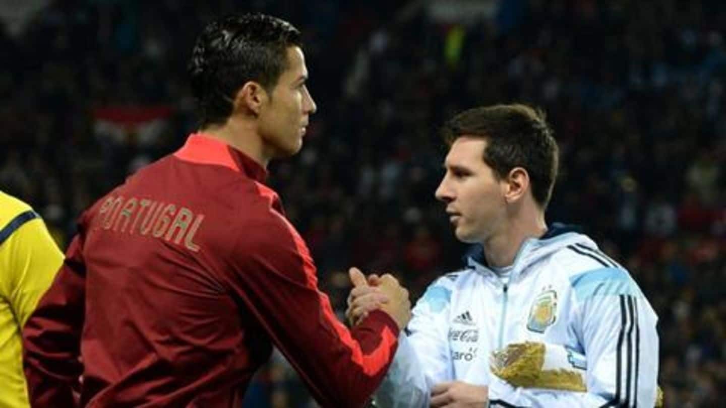 I really admire Messi's career, says Ronaldo I really admire Messi's career, says Ronaldo