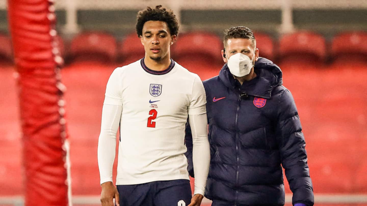 England right-back Trent Alexander-Arnold ruled out of Euro 2020