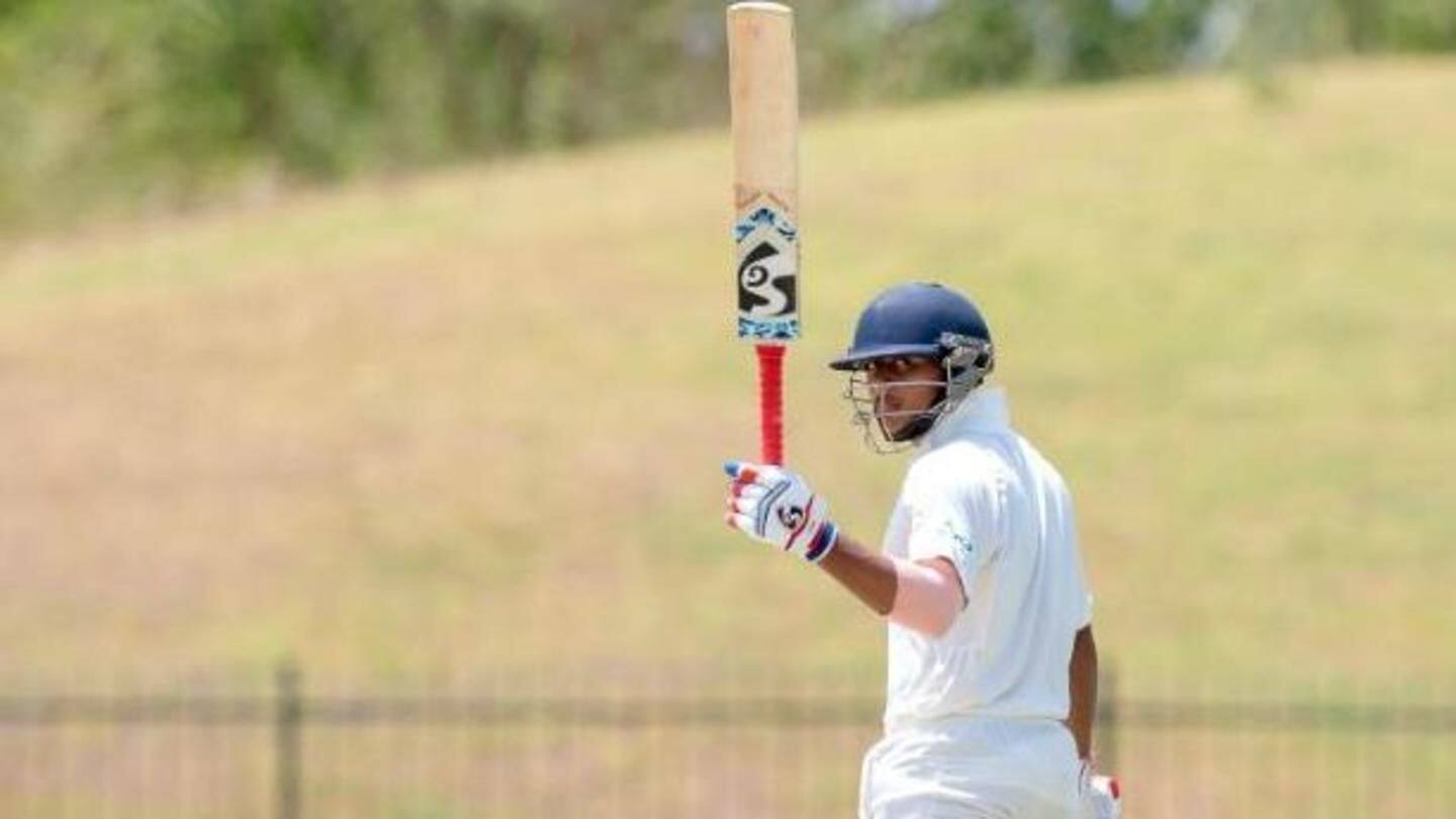 U-19 batsman Pavan Shah registers India's best youth Test score