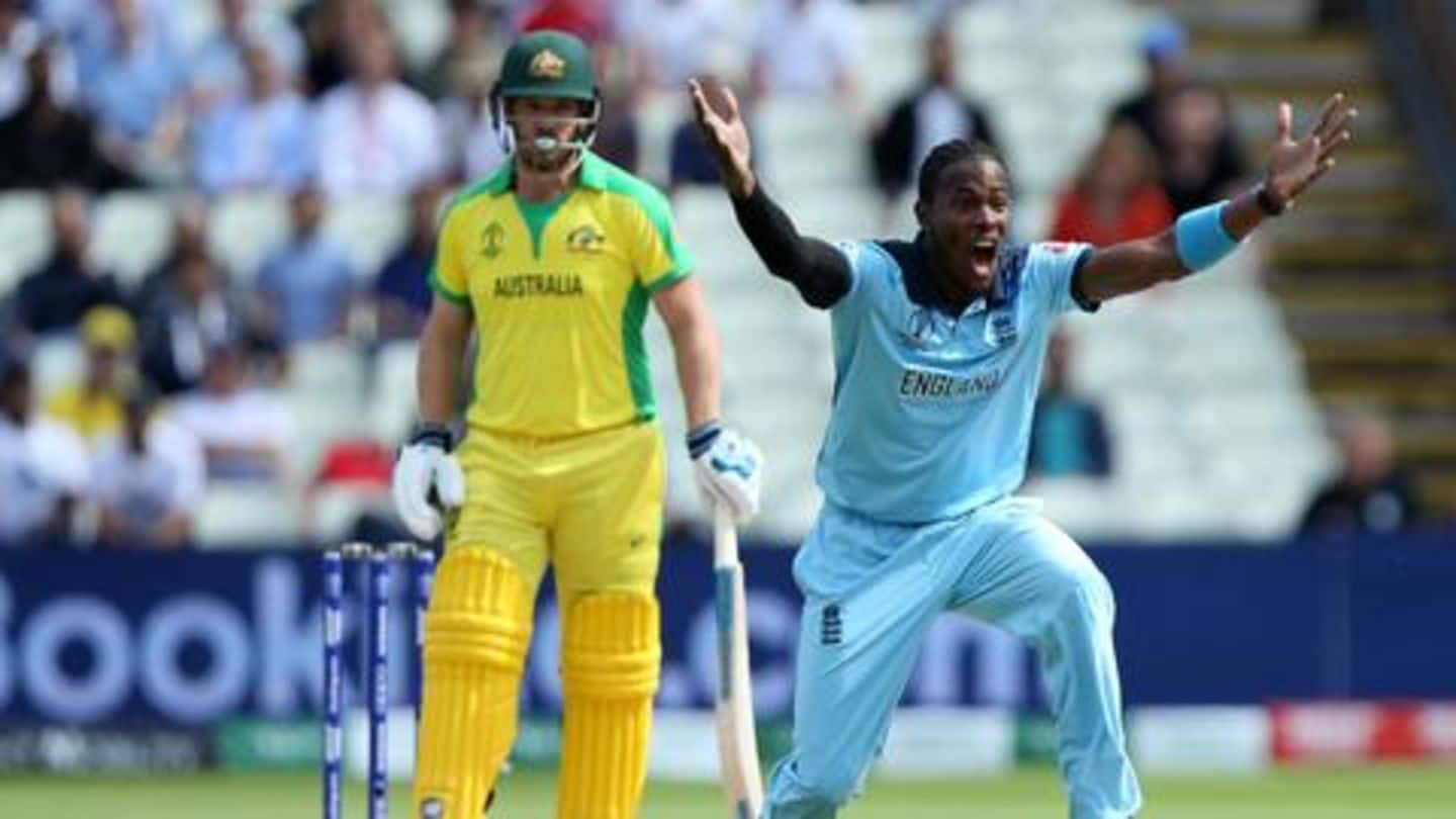 Played with help of painkillers during World Cup: Jofra Archer