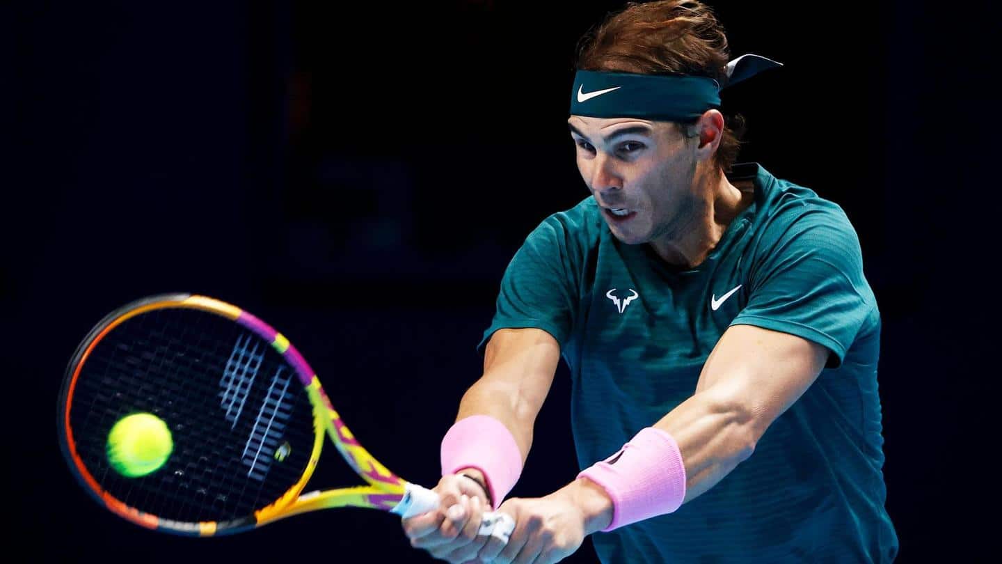 ATP Finals: Nadal beats Tsitsipas, reaches last four