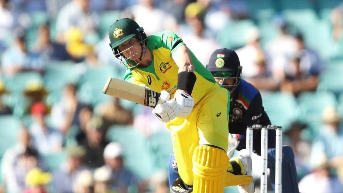 Australia vs India, 1st ODI: Ton-up Finch and Smith excel