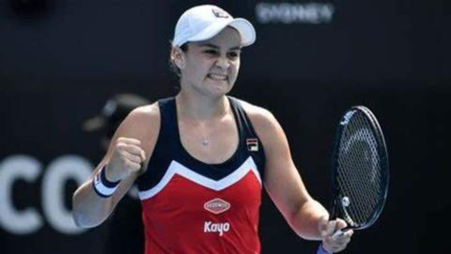 Barty advances, Osaka retires in match against Kenin Barty advances, Osaka retires in match against Kenin