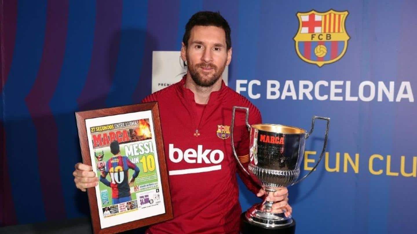 Lionel Messi wins record eighth Pichichi: Details here