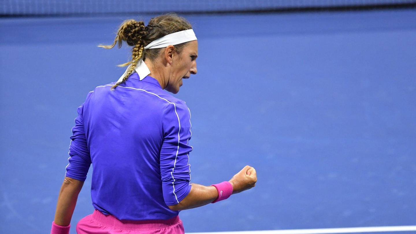 Azarenka moves into first Slam semi-final since 2013 Azarenka moves into first Slam semi-final since 2013