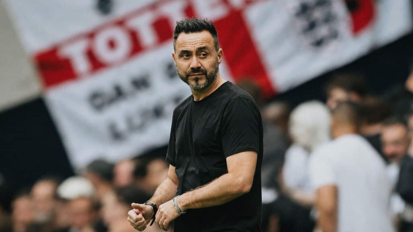 Premier League: De Zerbi 'sad and frustrated' with Spurs defeat