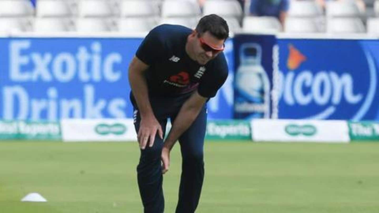 Ashes 2019: James Anderson ruled out of second Test