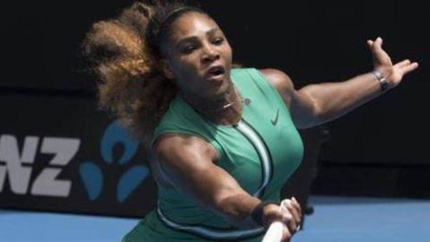 Serena withdraws from the event Serena withdraws from the event