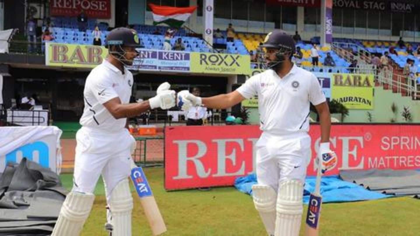 India vs SA: Rohit slams 176, Mayank strikes maiden ton