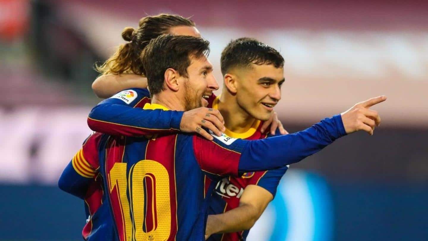 Major numbers scripted by Barca players Major numbers scripted by Barca players