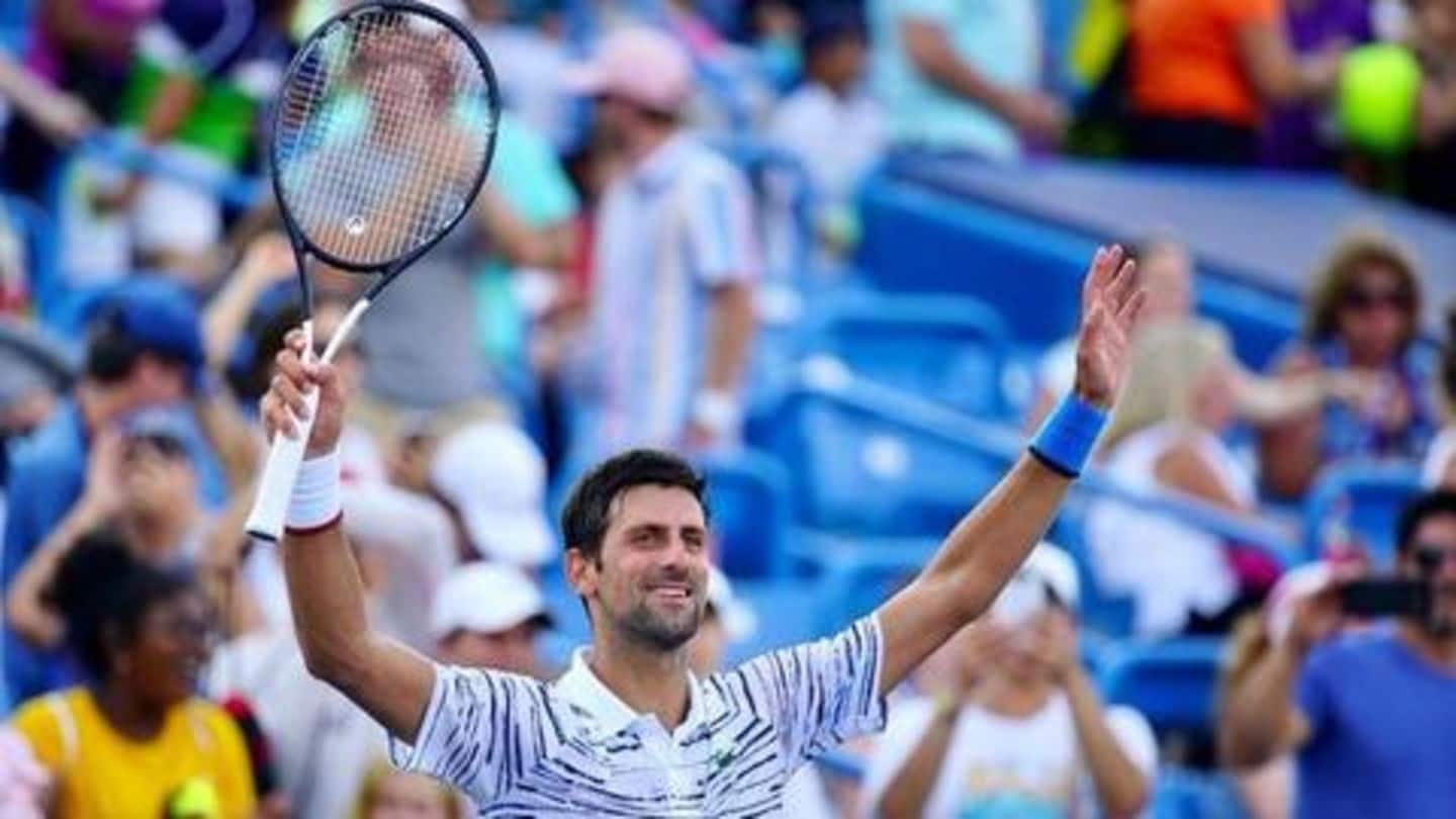 Cincinnati Masters: Djokovic in semis, Osaka forced to retire
