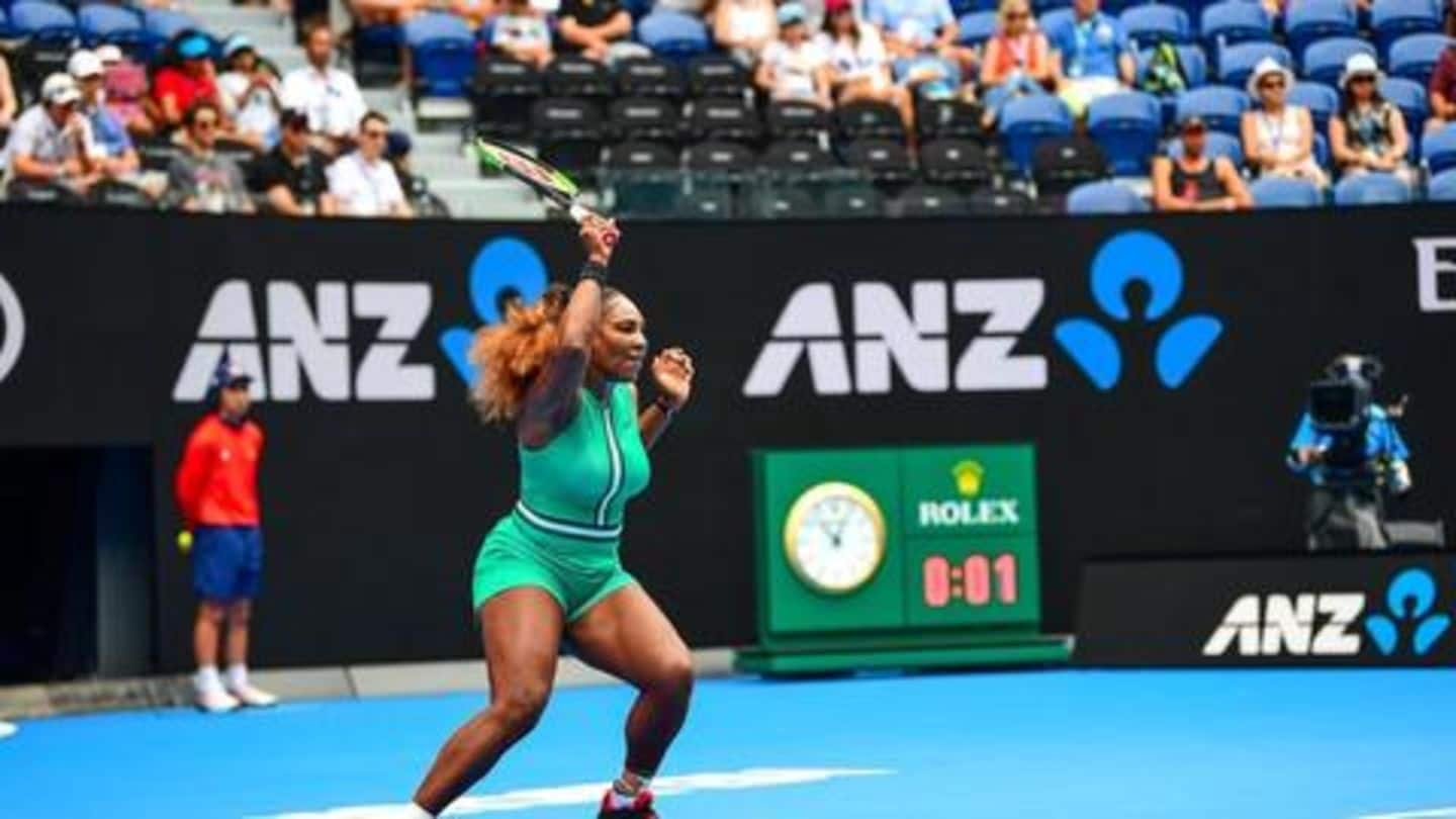 Australian Open 2019: Serena Williams makes a sensational start