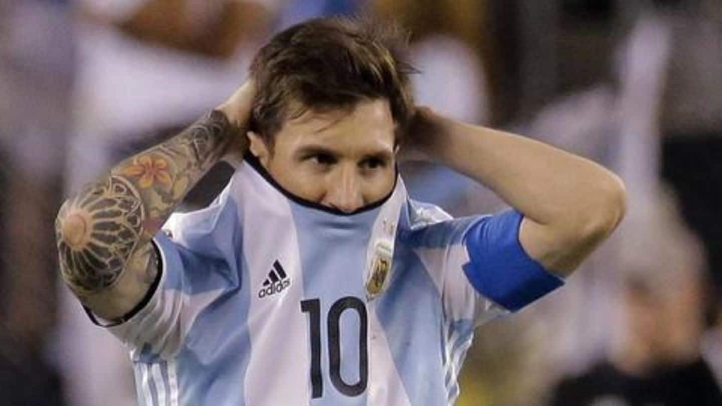 Copa America: Lionel Messi's horrific spell with Argentina continues