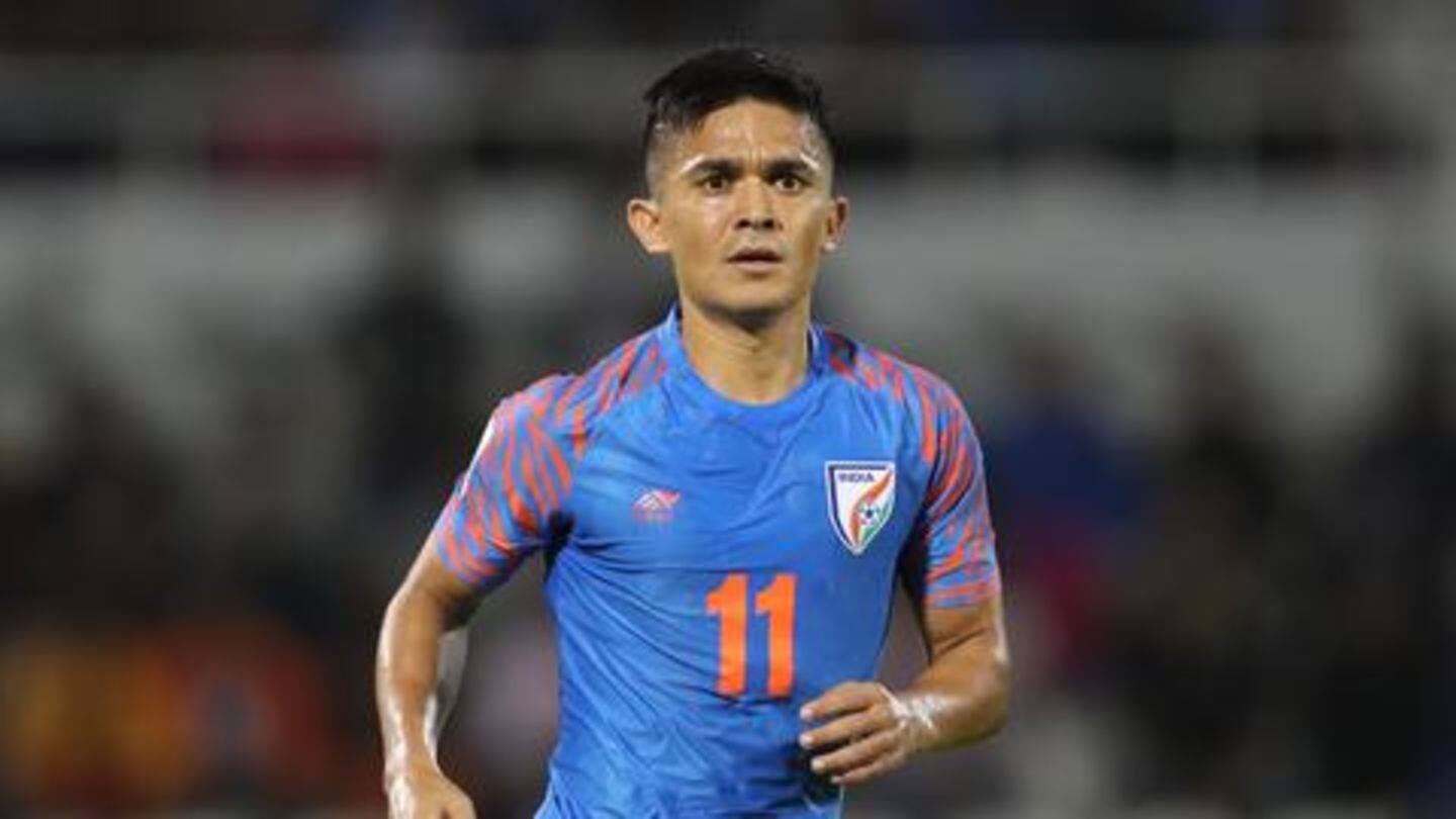 'The most gifted striker right now is obviously Sunil Chhetri' 'The most gifted striker right now is obviously Sunil Chhetri'