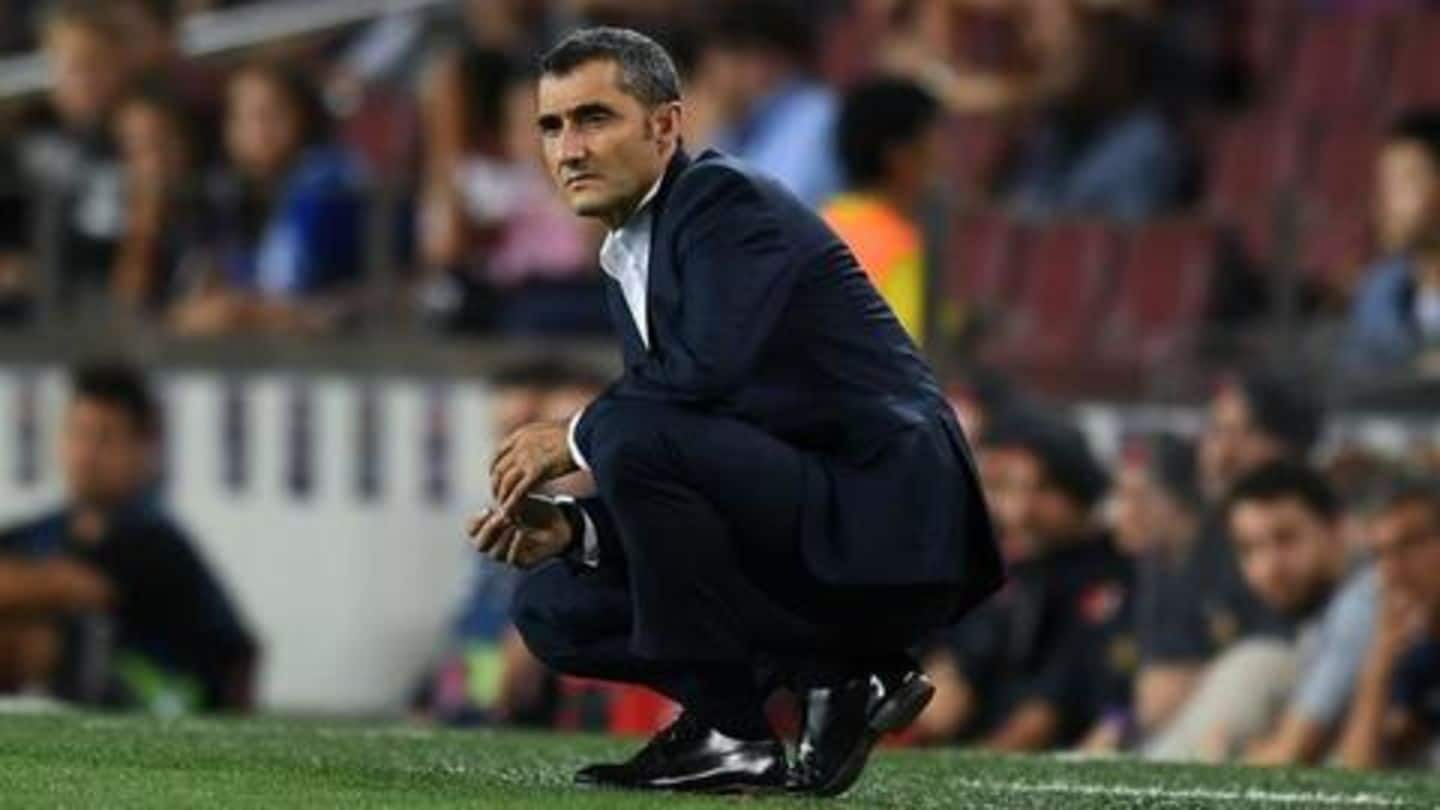 Barcelona sack Ernesto Valverde: A look at his numbers
