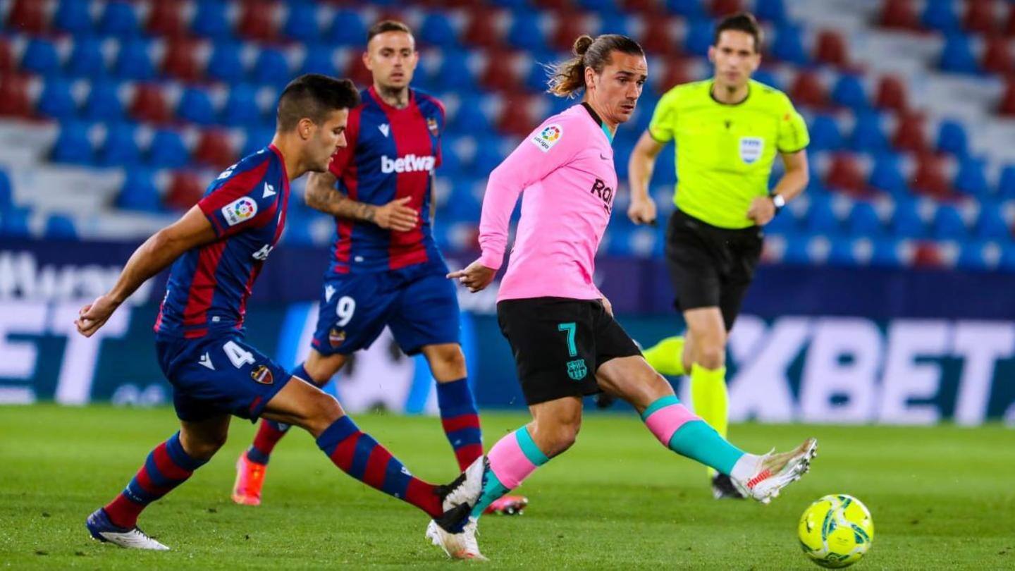 La Liga, Barcelona held 3-3 by Levante: Records broken