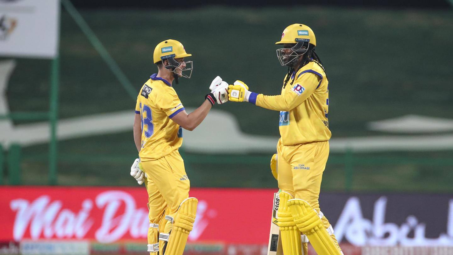 Gayle's blistering knock floors the Arabians Gayle's blistering knock floors the Arabians