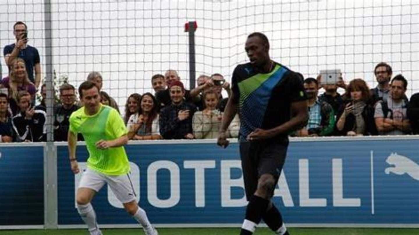 Maltese football club offers Usain Bolt a two-year contract