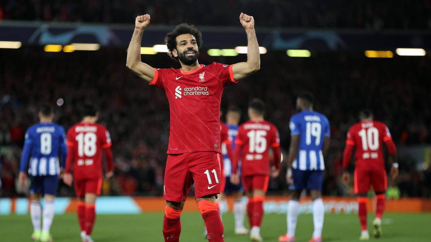 Salah nets his sixth UCL goal this season Salah nets his sixth UCL goal this season