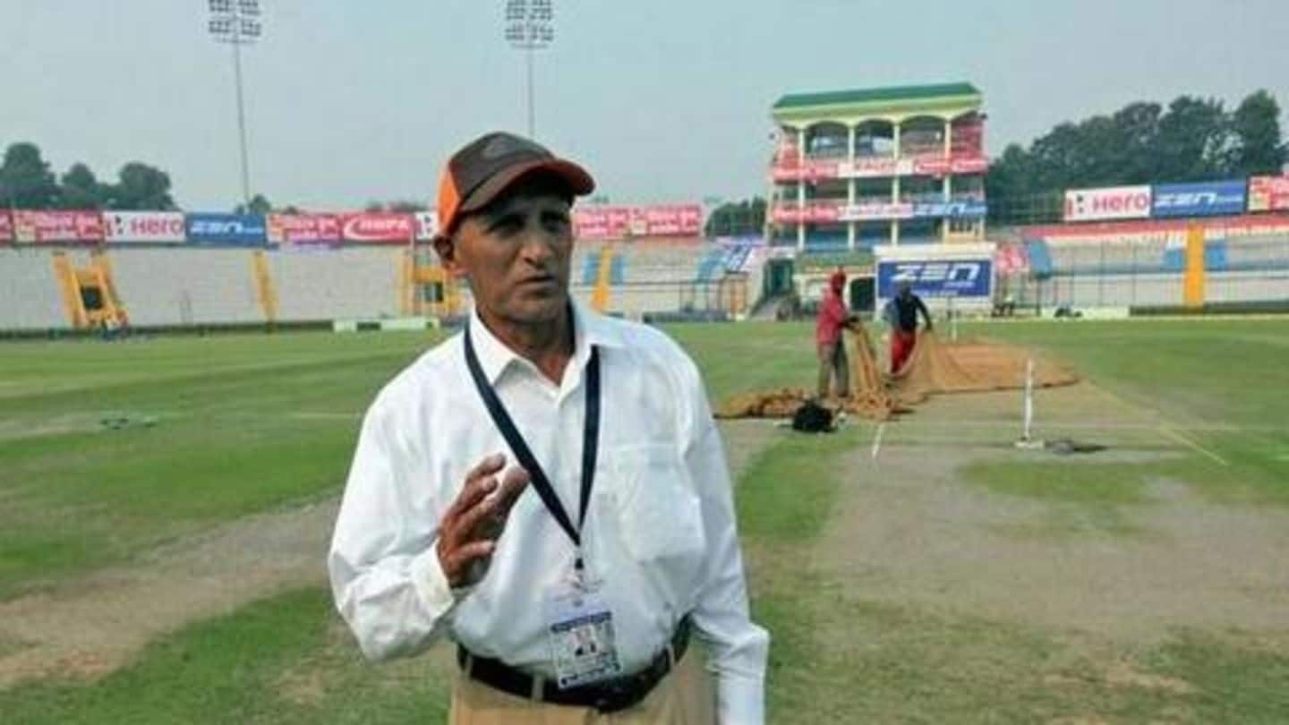 Daljit bats for more grass on the pitch at Eden Daljit bats for more grass on the pitch at Eden