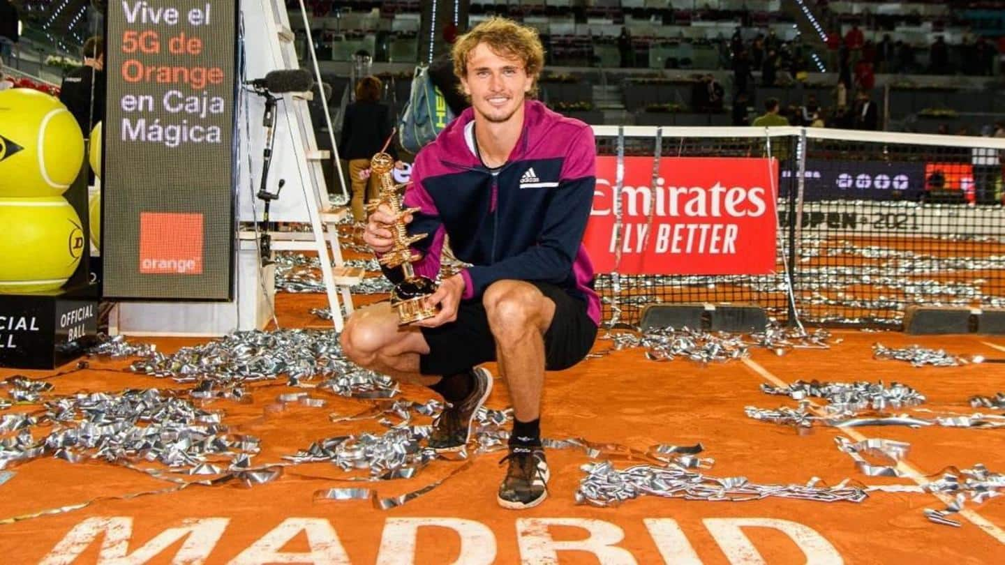 Alexander Zverev beats Matteo Berrettini, wins second Madrid Open title