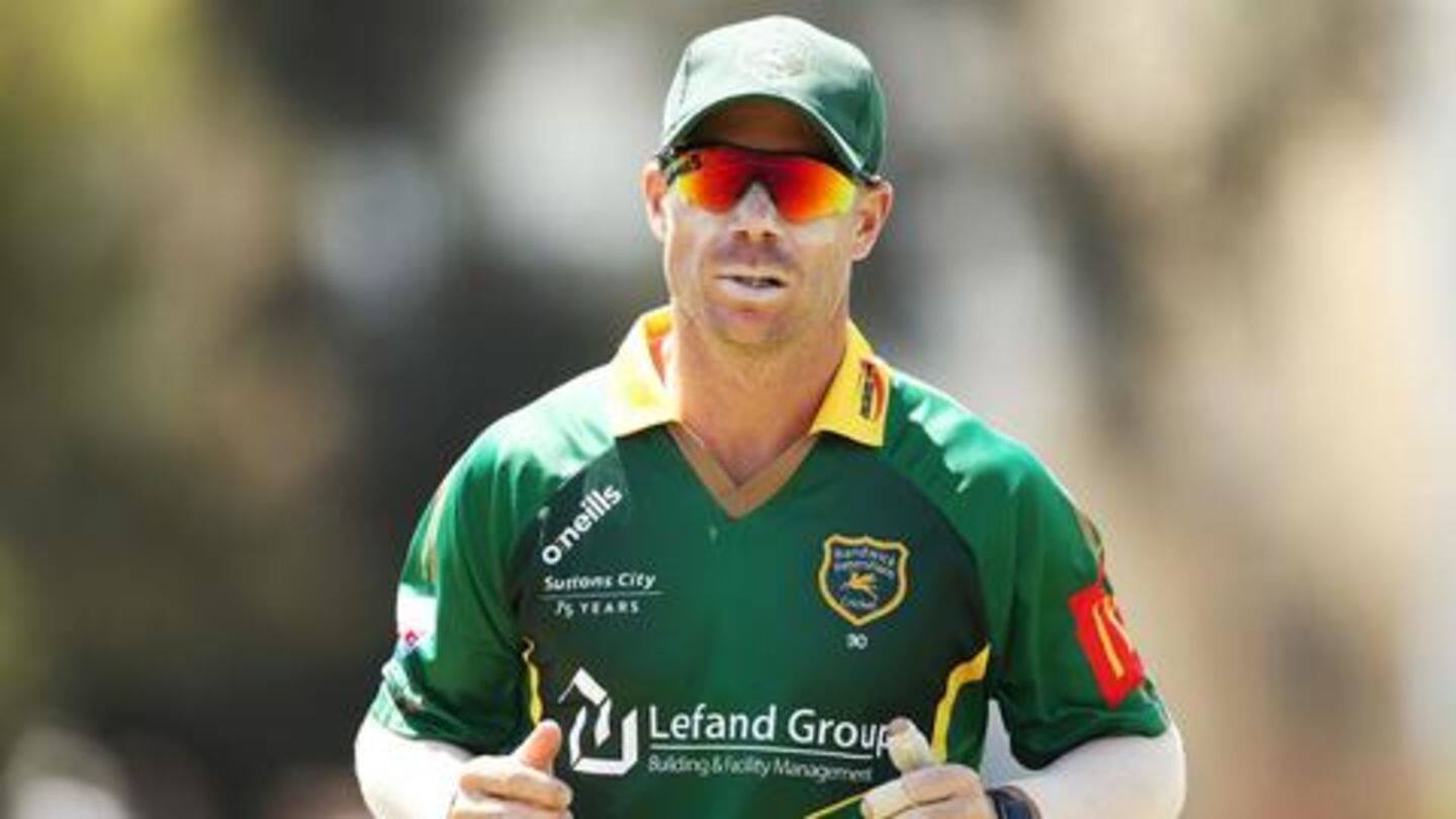 David Warner injures elbow, set to undergo surgery