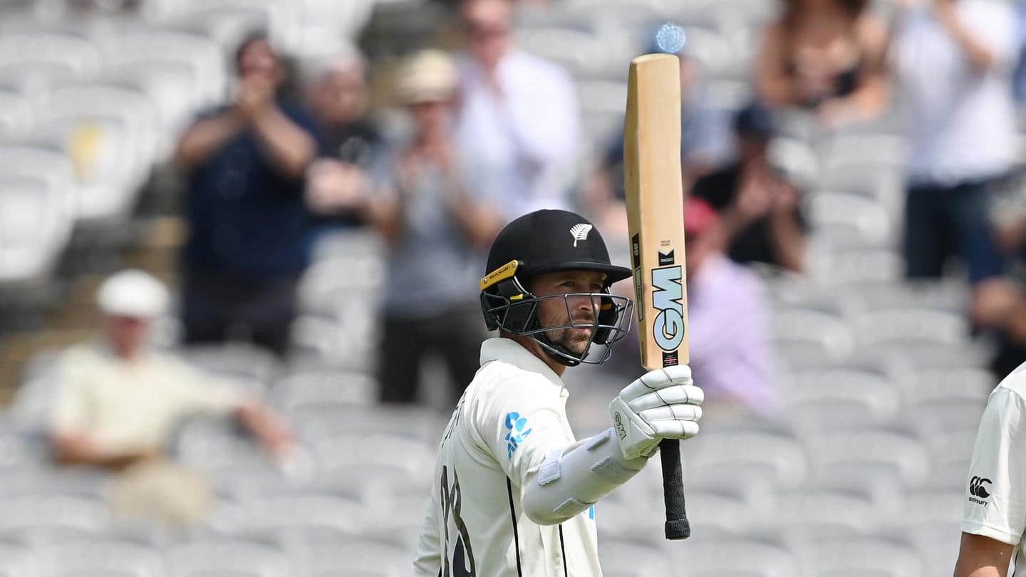 Conway hits century to keep NZ on top against England