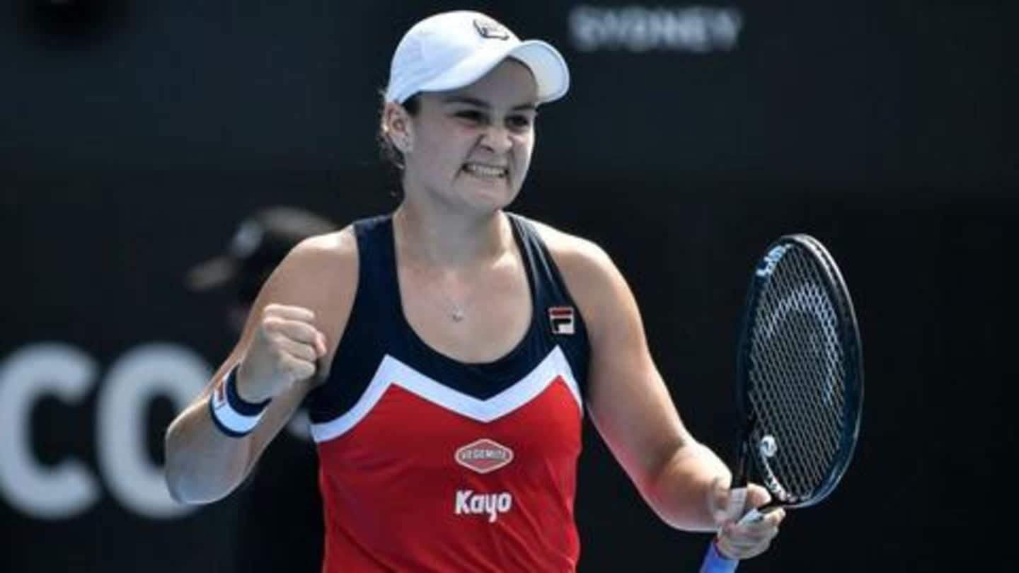 Australia bushfire crisis: Ashleigh Barty to donate Brisbane prize money