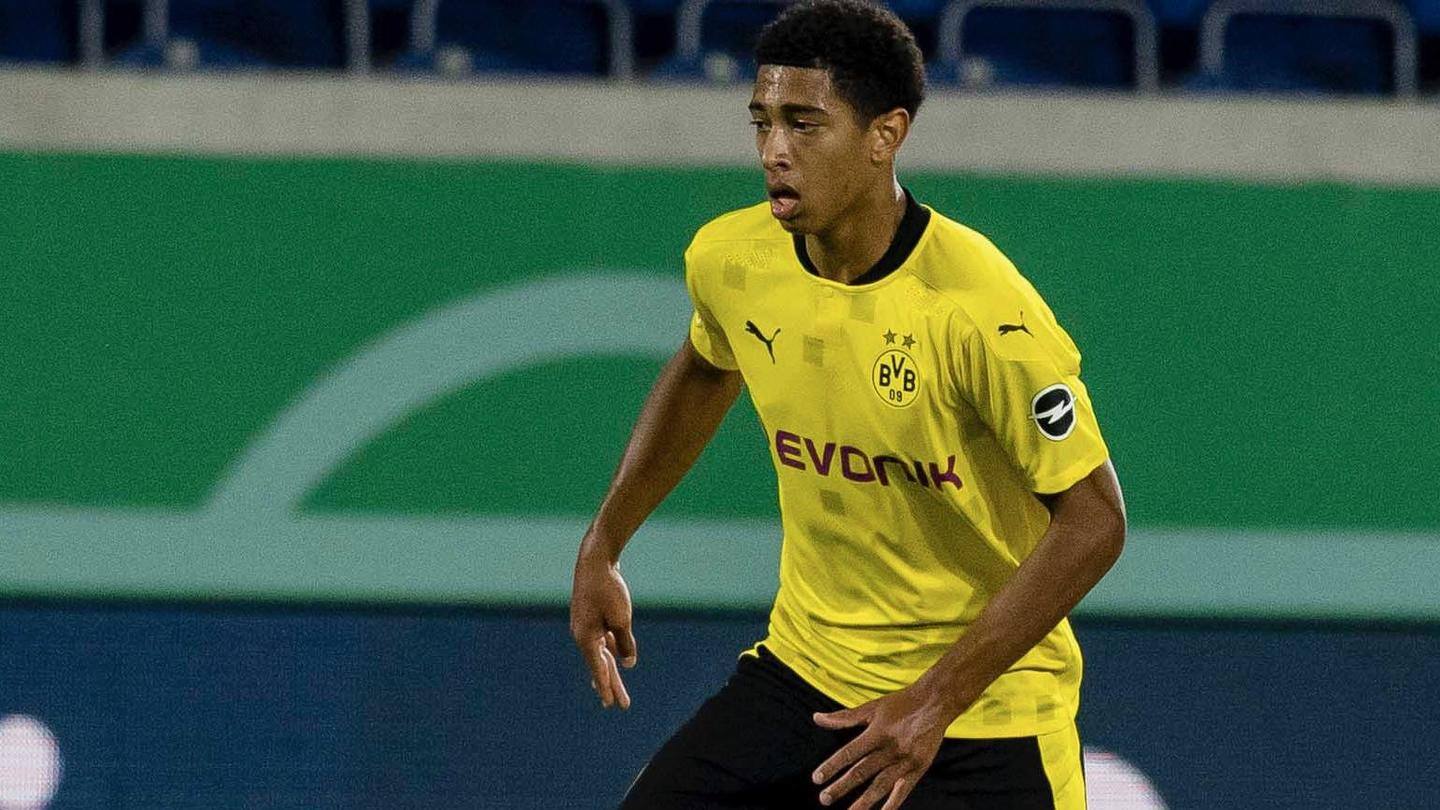 Debutant Jude Bellingham becomes Borussia Dortmund's youngest scorer