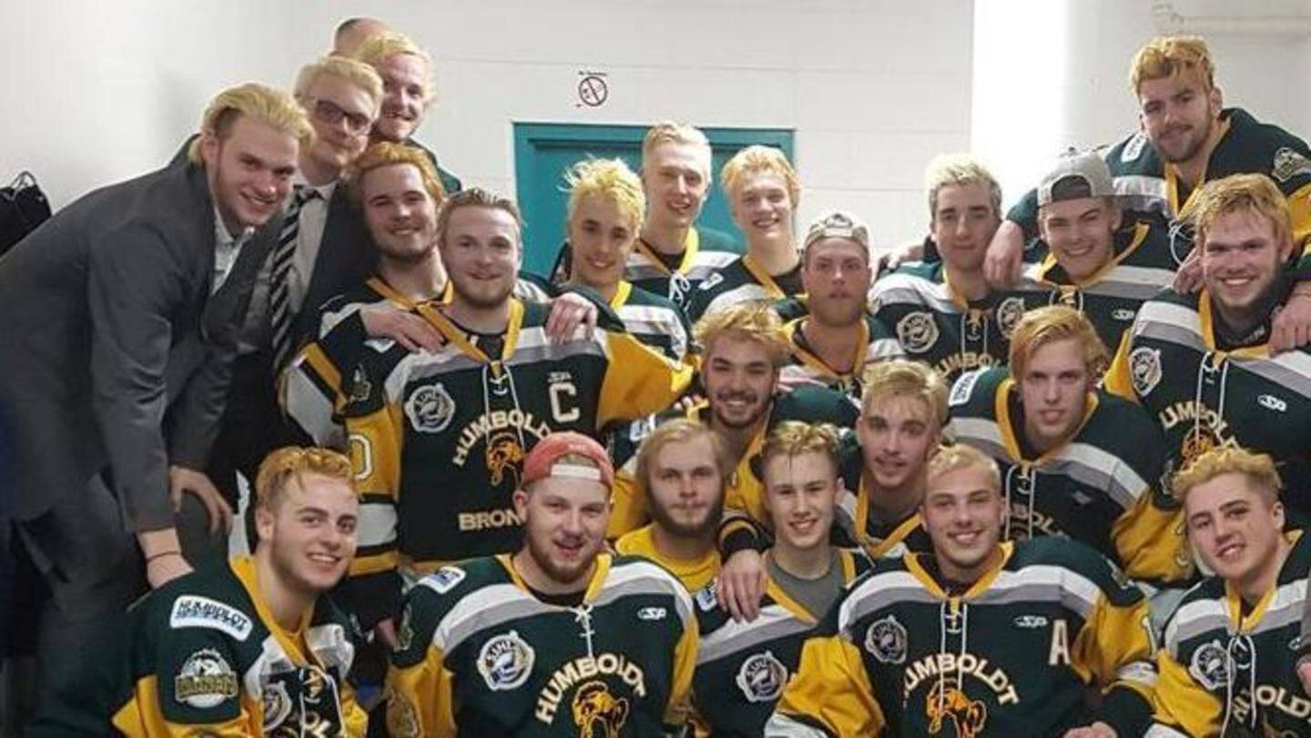 14 killed in bus crash involving Canadian junior hockey team