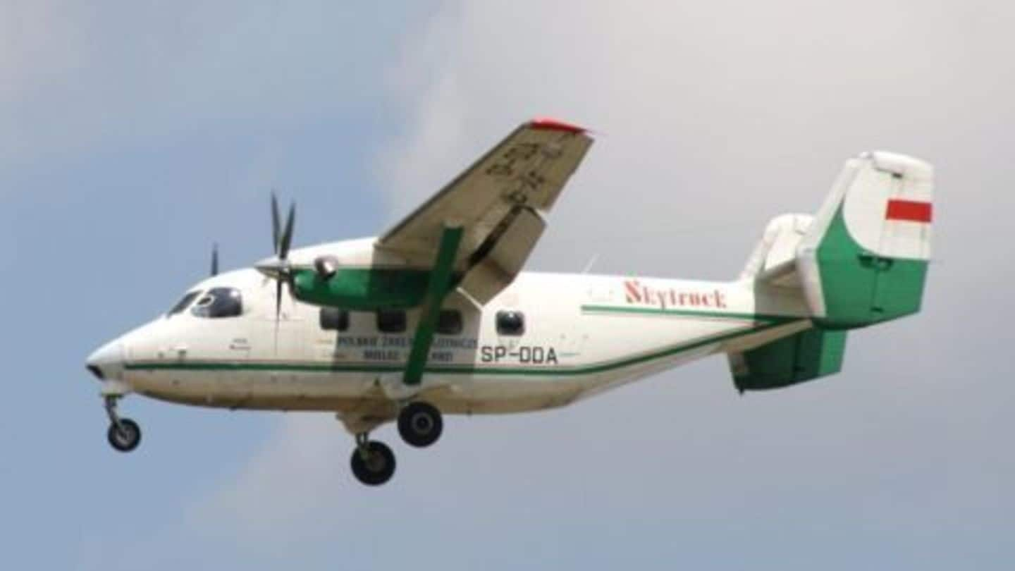 Indonesian police plane crashes