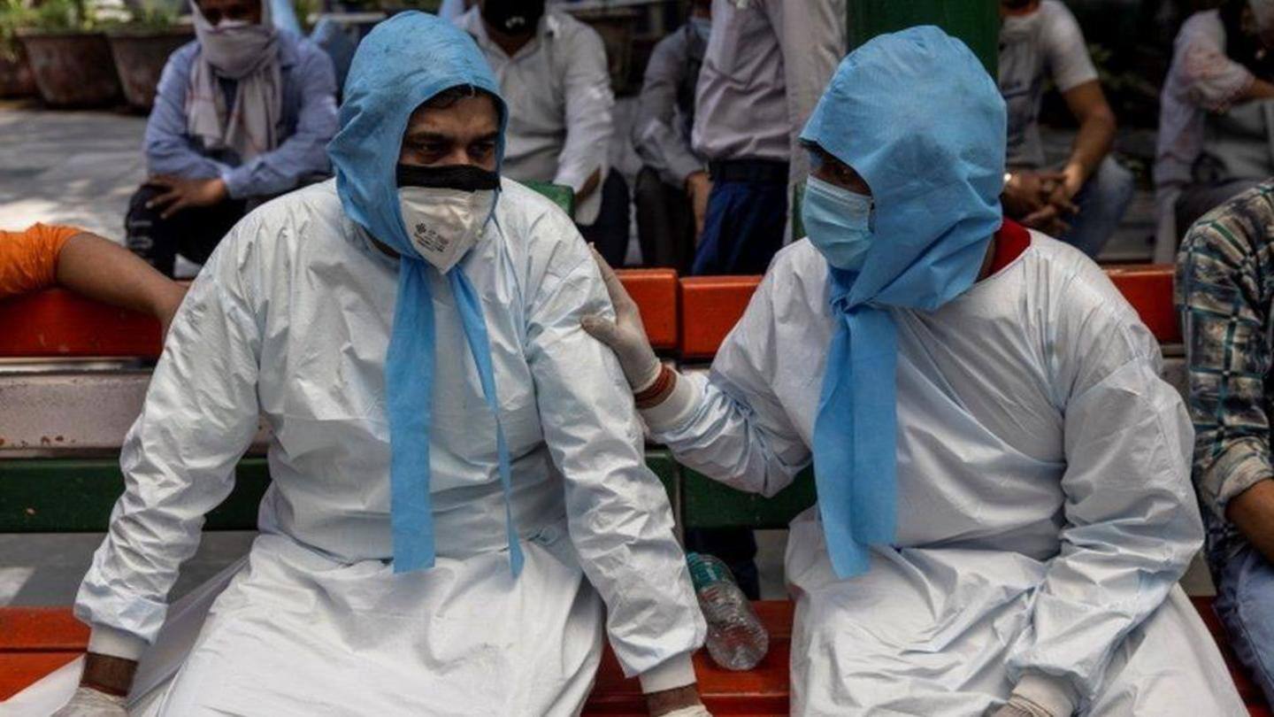India hit hard by second wave of COVID-19 India hit hard by second wave of COVID-19