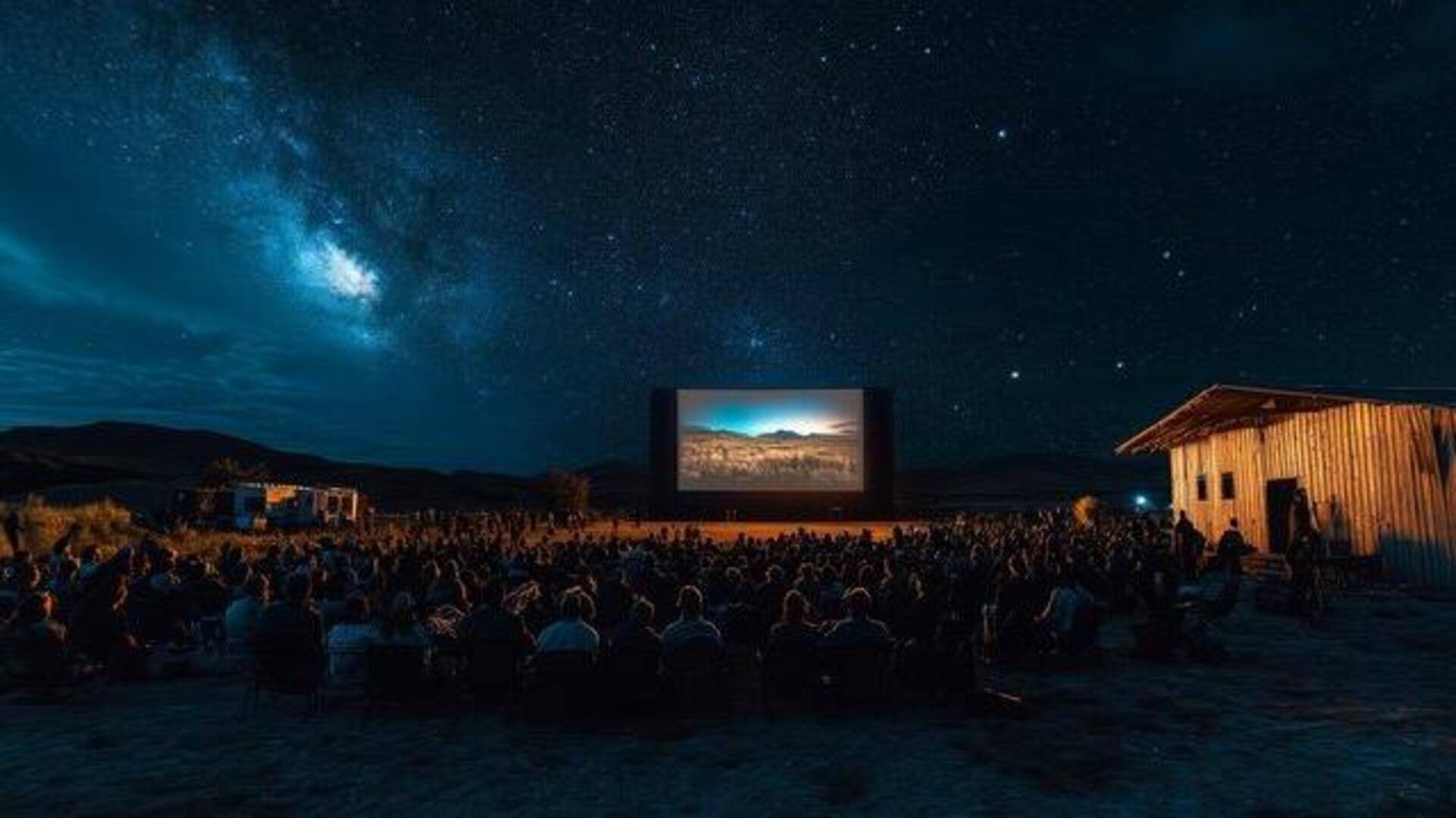 Secret starlight cinemas: Outdoor movie nights in remote locations