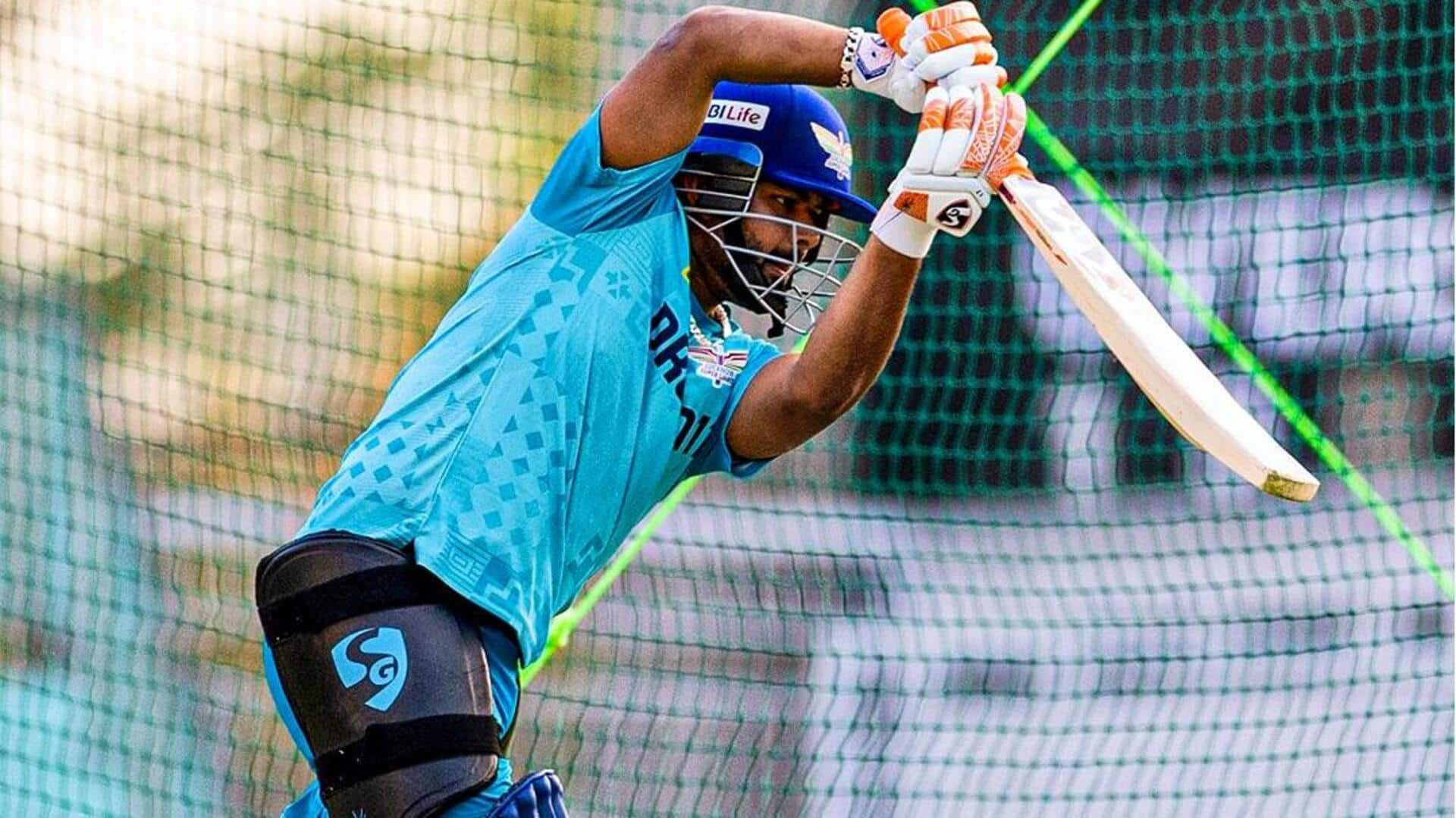 Watch: Pant dazzles LSG practice camp with explosive batting display