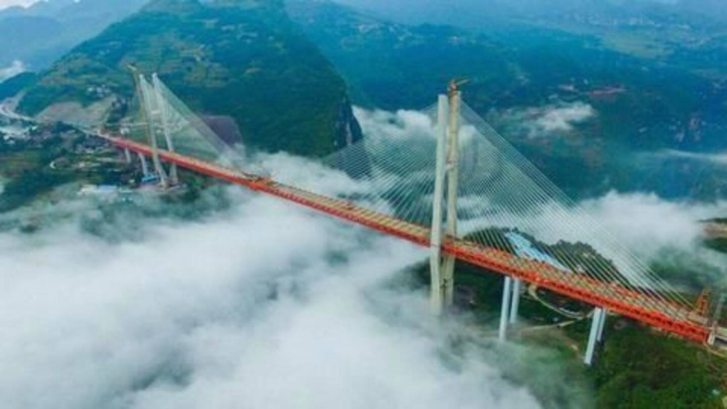 World's highest bridge opens to traffic in China