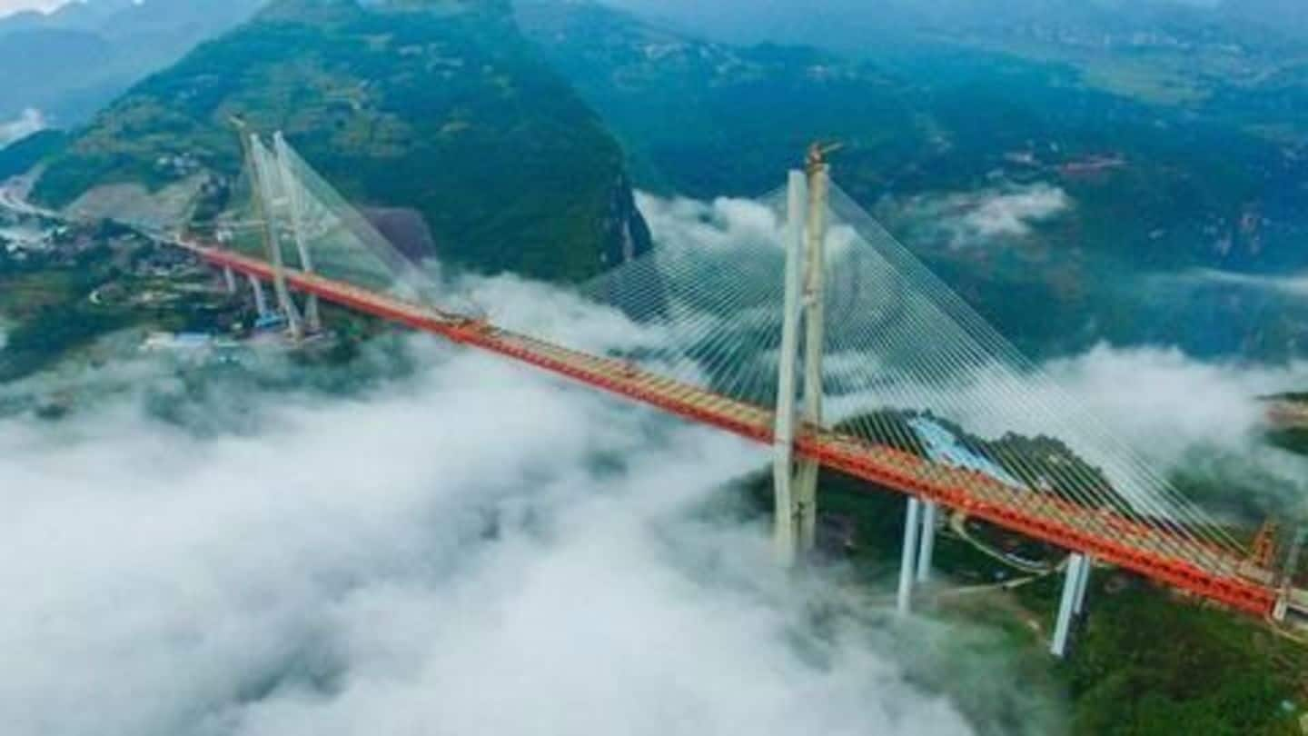 World's highest bridge opens to traffic in China