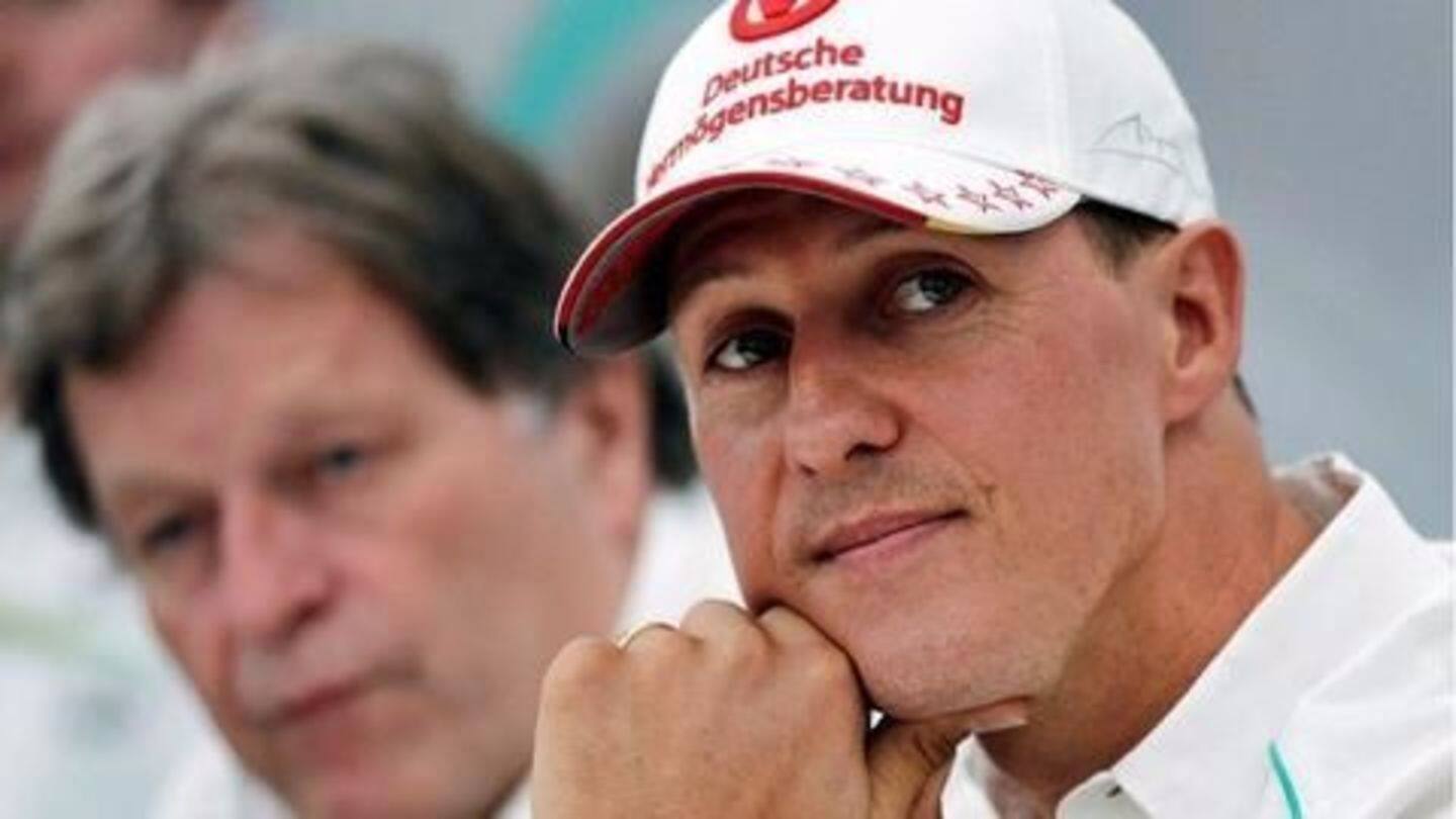 Three years of medical bill cost Rs.116 crore for Schumacher Three years of medical bill cost Rs.116 crore for Schumacher