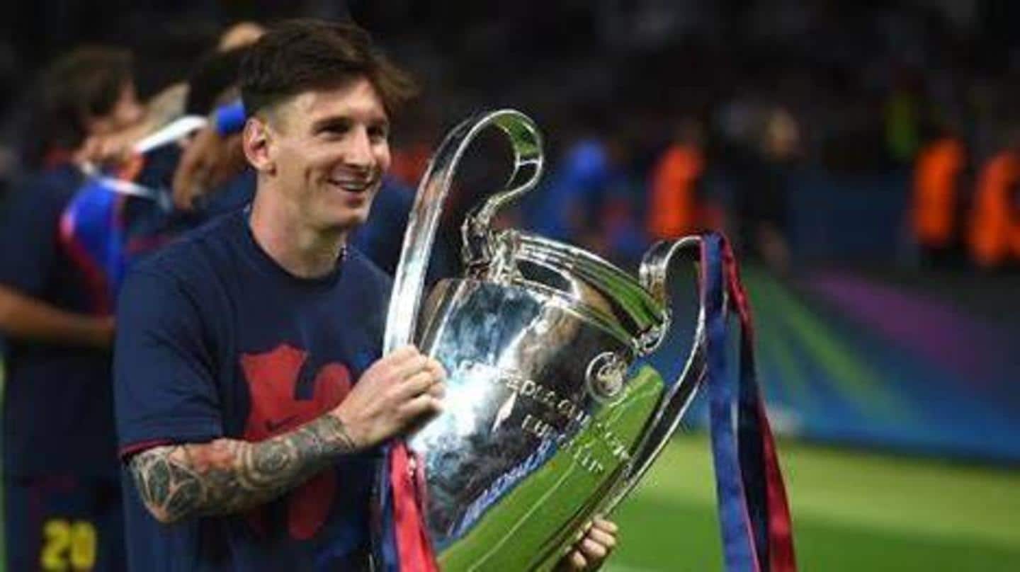 Messi has 672 goals for Barcelona, second-highest in Champions League Messi has 672 goals for Barcelona, second-highest in Champions League