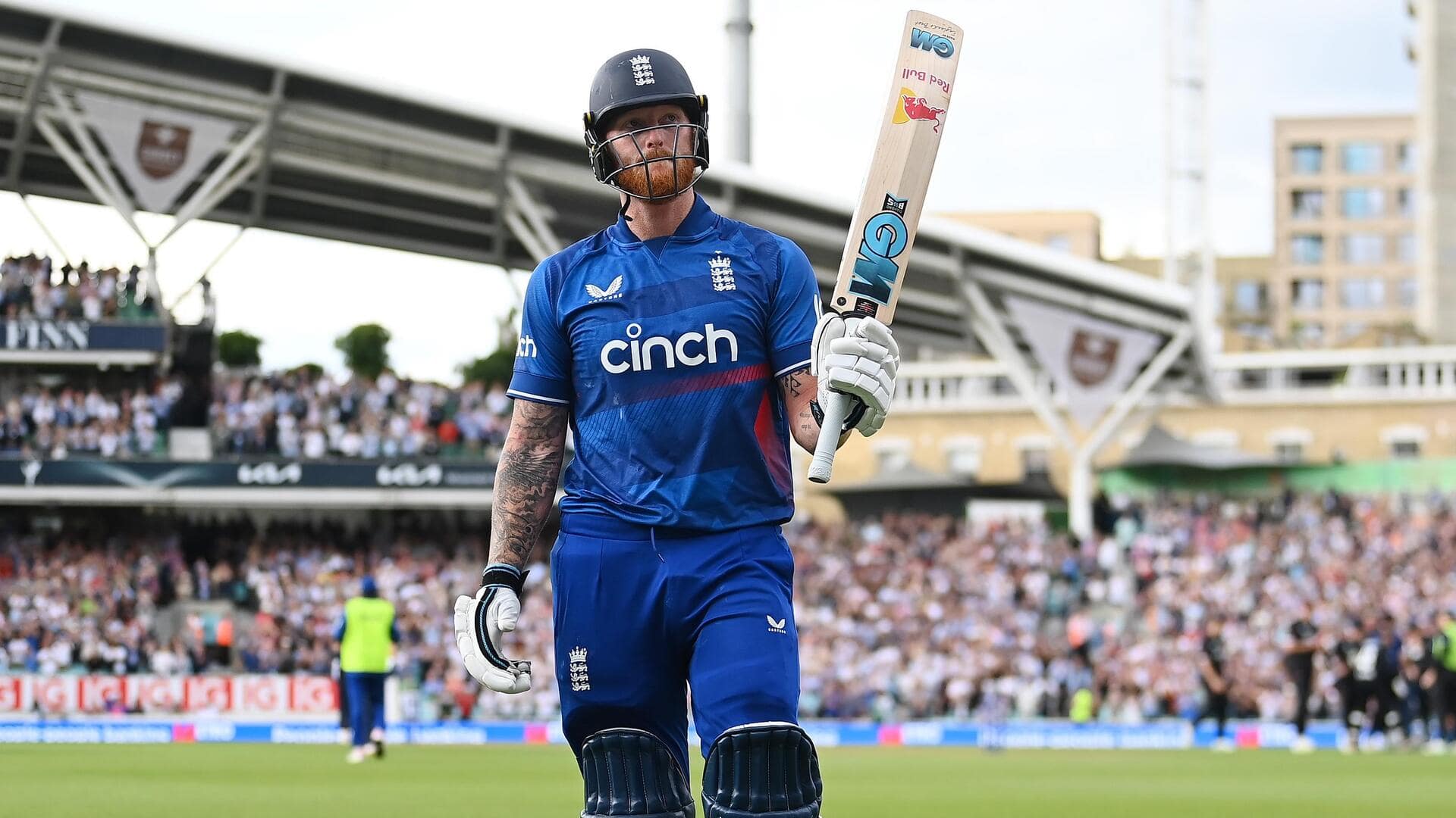 Ben Stokes registers the highest individual ODI score for England