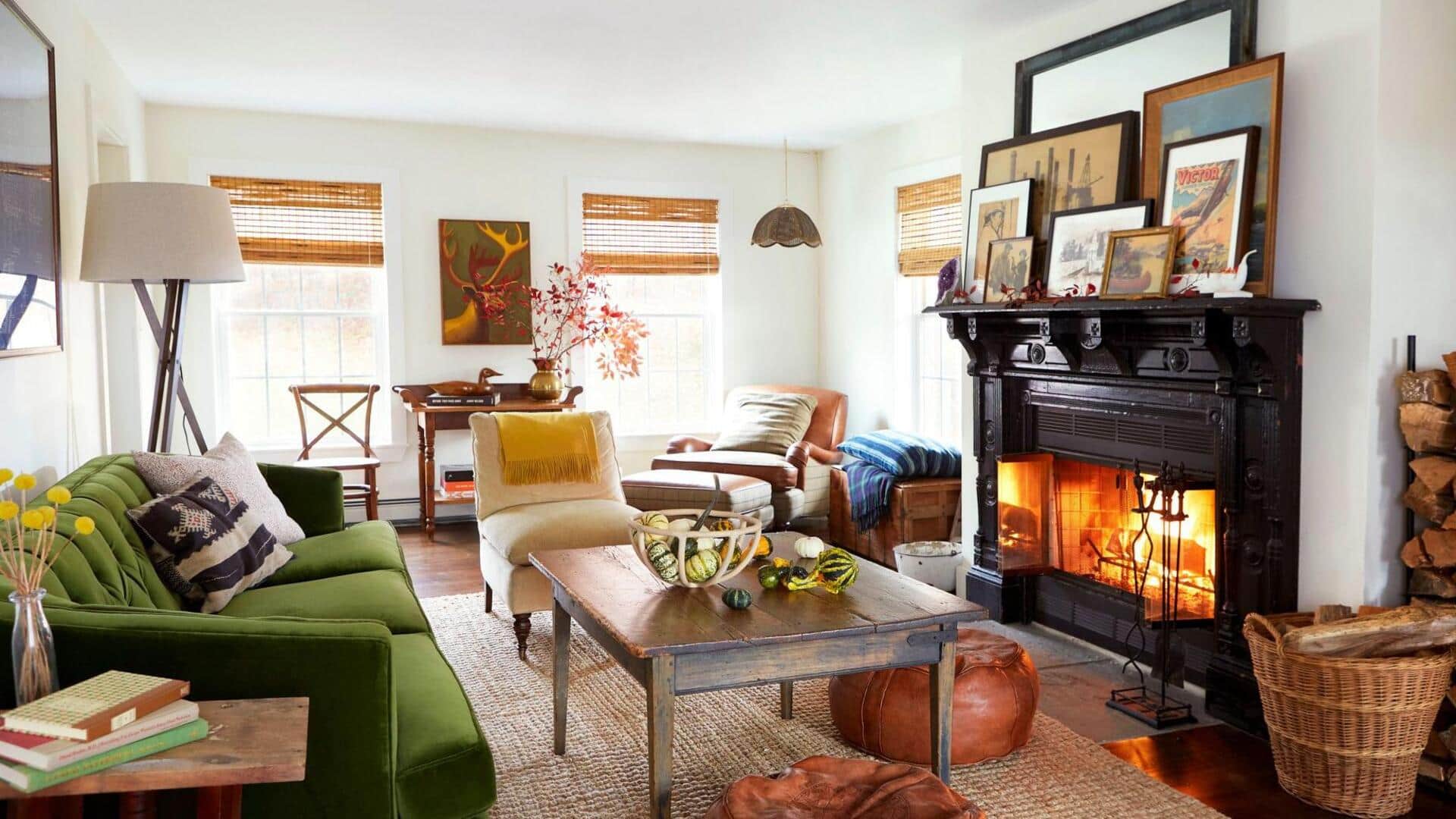 Use warm colors to make your home more appealing