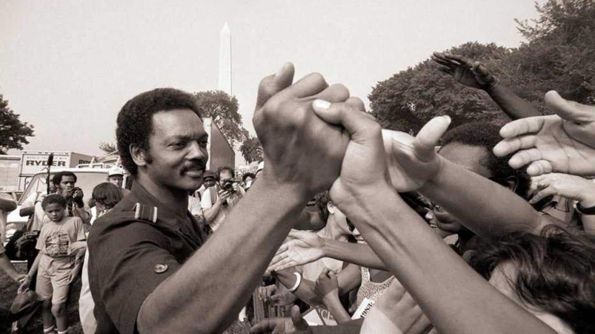 Rights activist Jesse Jackson, who marched alongside Martin Luther, dies 