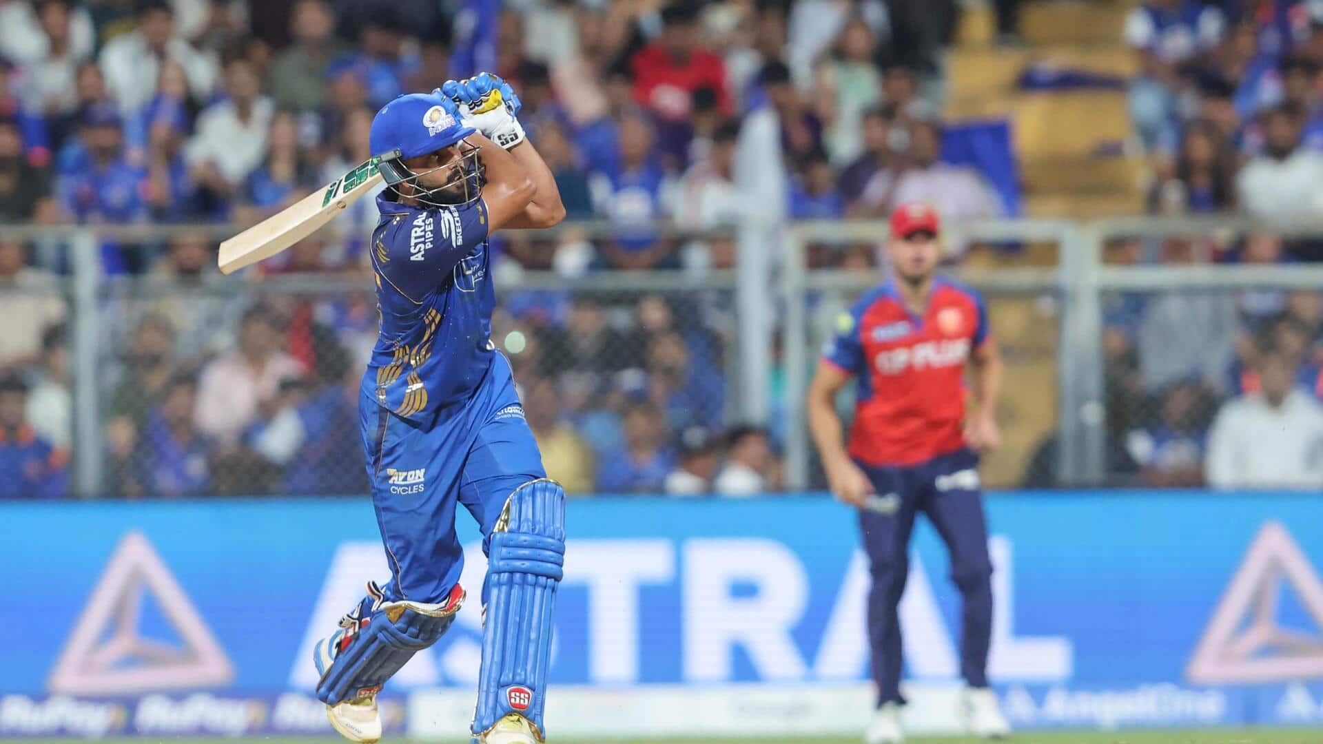 Naman Dhir slams 50 against PBKS, surpasses 1,000 T20 runs