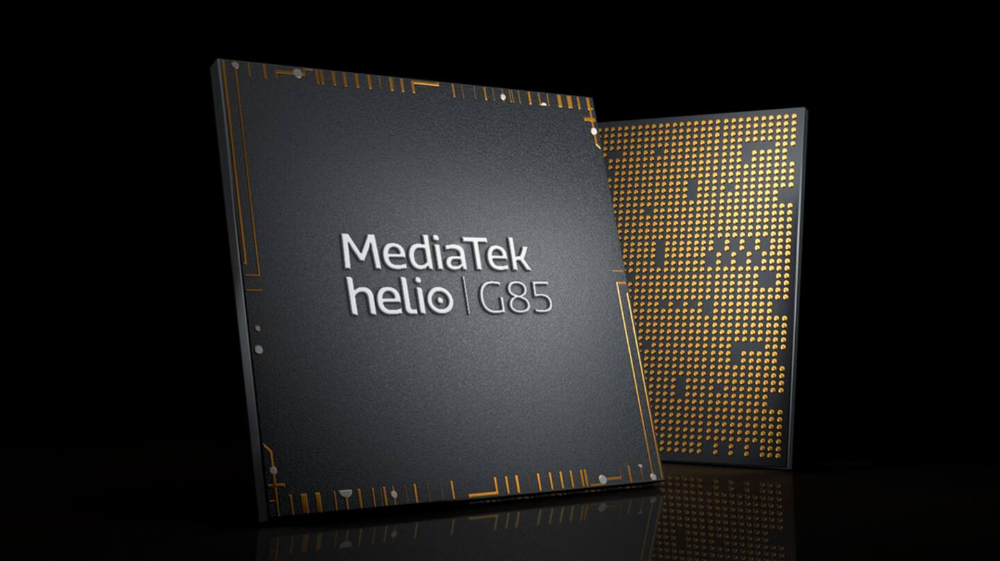 It will draw power from a MediaTek Helio G85 chipset It will draw power from a MediaTek Helio G85 chipset
