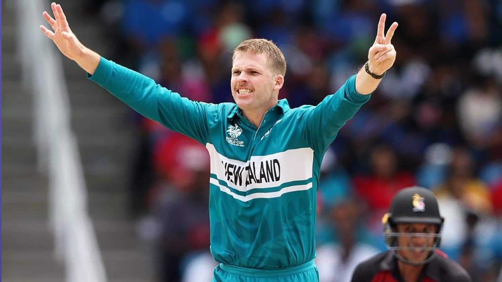 T20 World Cup: Lockie Ferguson bowls four maidens against PNG