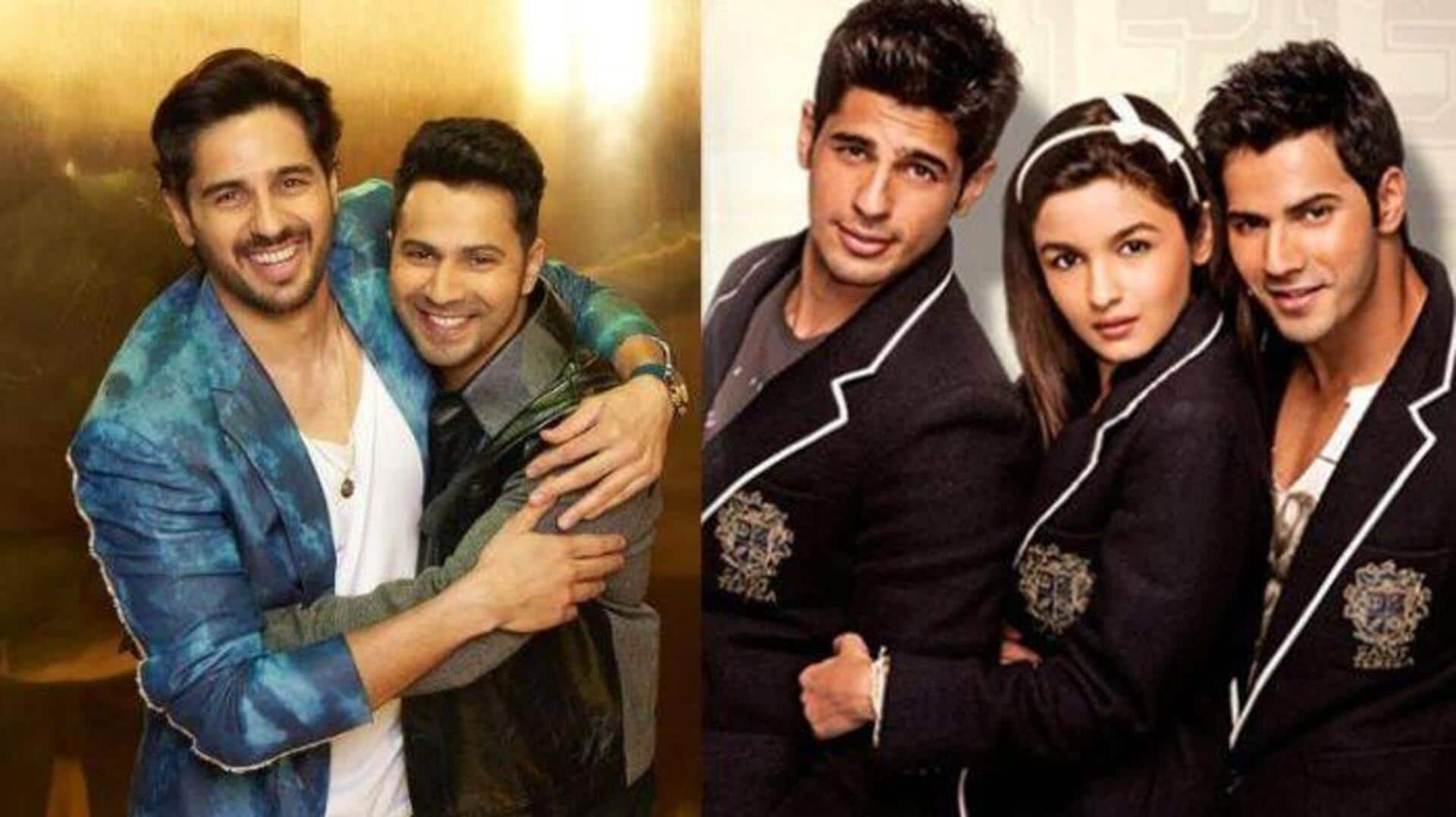 Why Varun felt insecure of Sidharth Malhotra during 'SOTY'