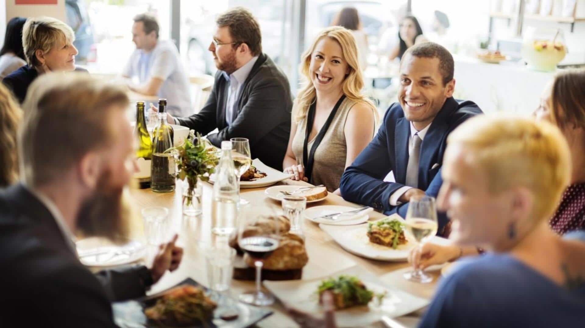 Business dining etiquette: 5 must-know tips