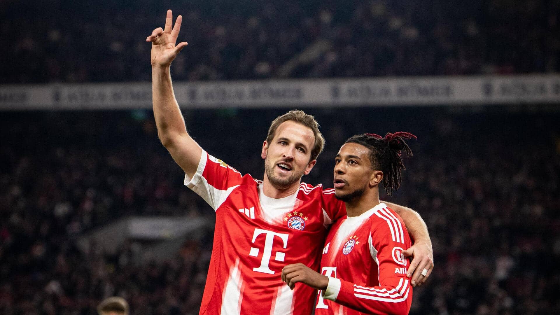 Harry Kane slams his 10th Bundesliga hat-trick for Bayern: Stats