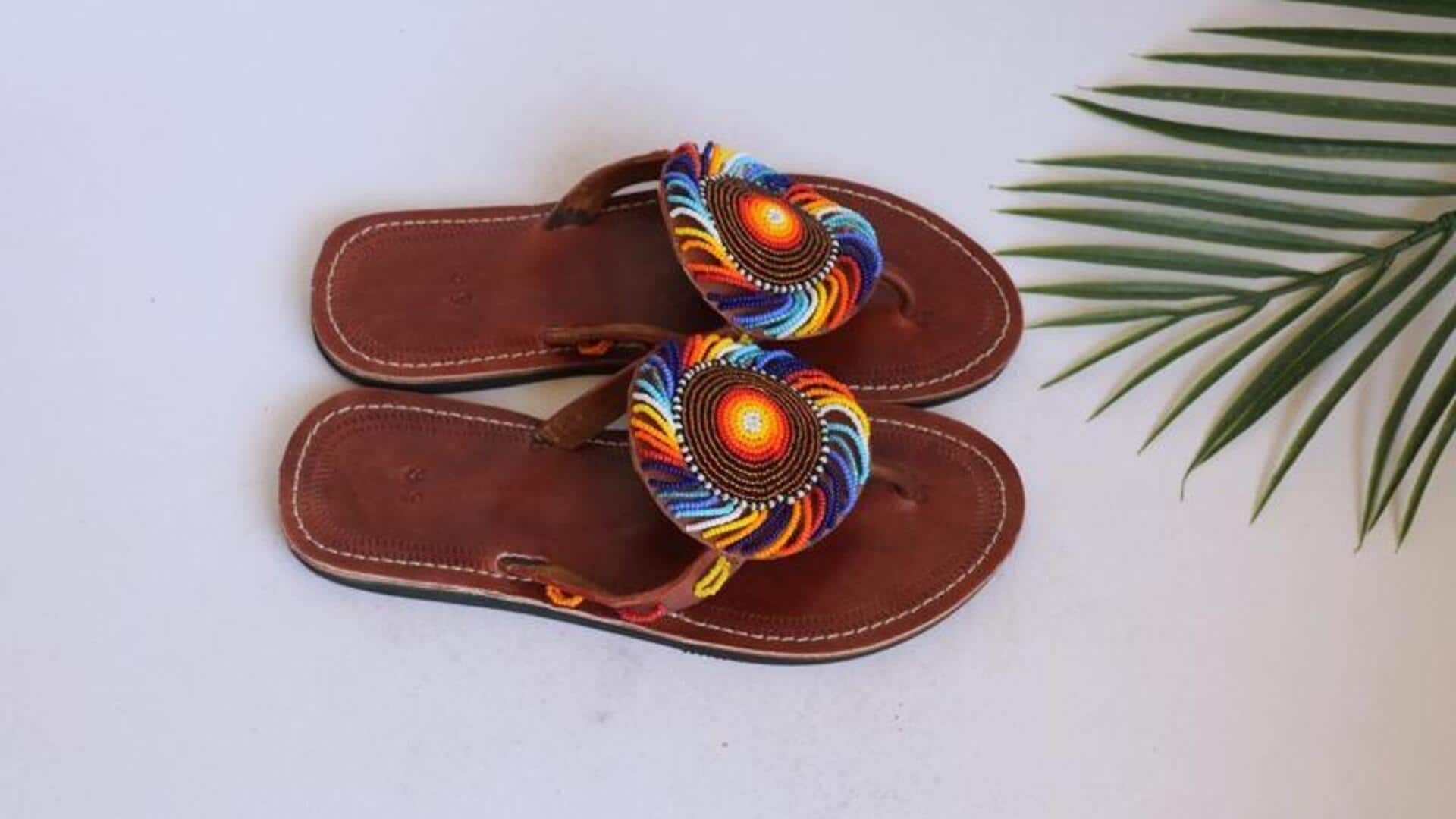 How to make kitenge slippers at home