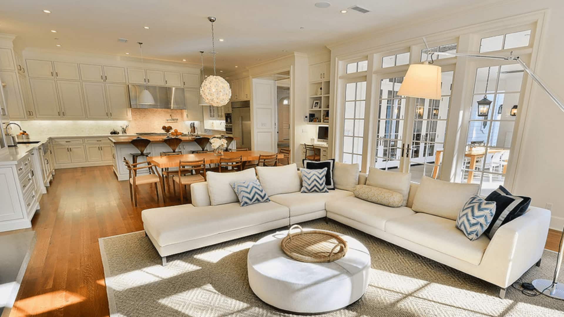 What are open-plan spaces?